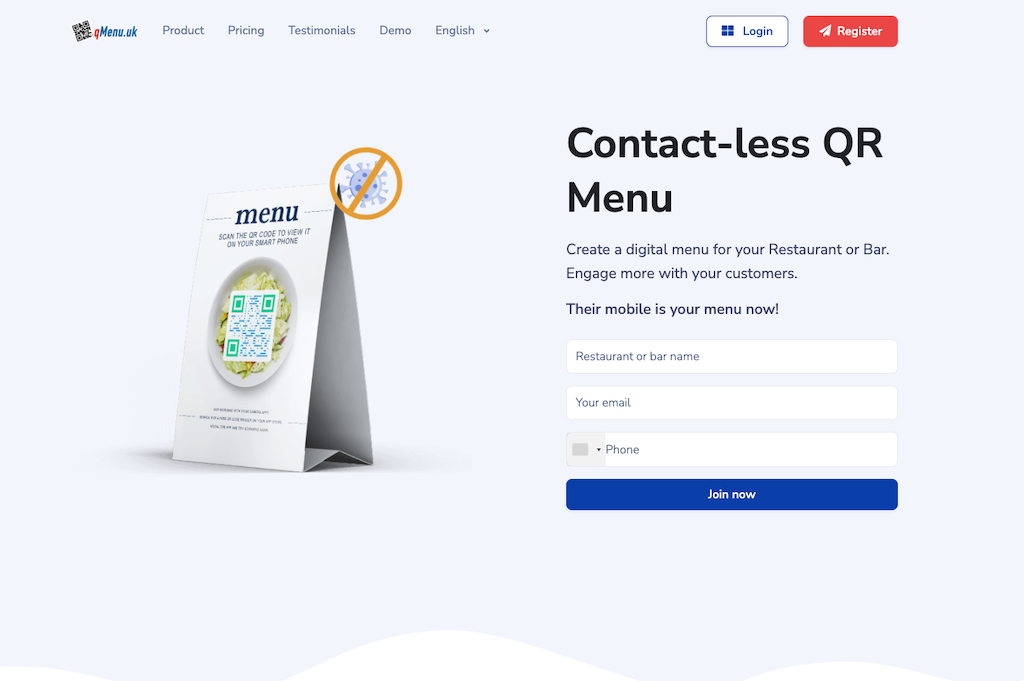 qMenuUK screenshot